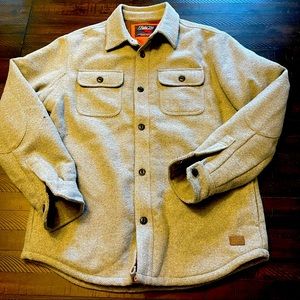 JACHS NY Sherpa Lined Wool Blend Jacket